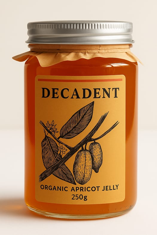 label mockup for jam